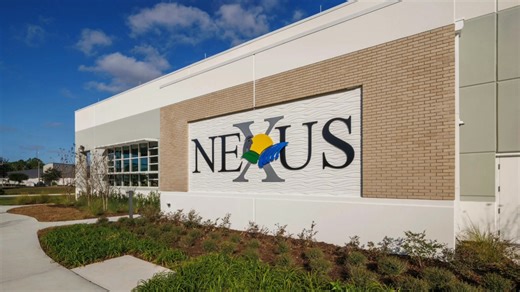 Last month we celebrated with Flagler County Government the opening of the Bunnell Library at the Nexus Center, designed by Rhodes Brito Architects. The facility serves as a hub for learning and essential community resources, like Health and Human Services and a conference center. Just another example of Ajax #BuildingCommunity. | Ajax Building Company