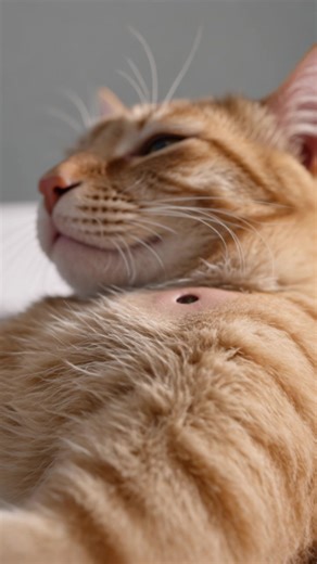 Incredible Pore Extraction on a Ginger Cat