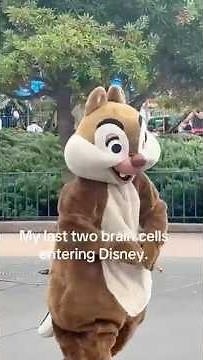 🐿️✨ The Funniest Disney Chipmunk Dance at Magic Kingdom! 💃🎶 #disney #magicgift