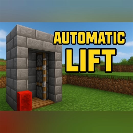 Automatic lift in Minecraft #minecraft #gaming #shorts #viral #gameplay #yt shorts