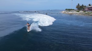 97K views · 2.1K reactions | Lisa Caldini surfing at Lagundri Bay, Nias. Film by Balint Hambalko. Watch more: https://nobodysurf.com #nobodysurf #surf #longbord | NobodySurf | Facebook