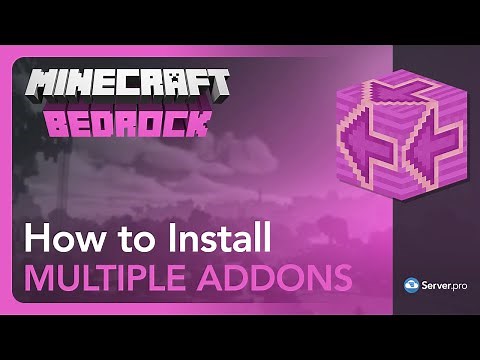 How to Install Multiple Addons on a Minecraft Bedrock Server - Server.pro