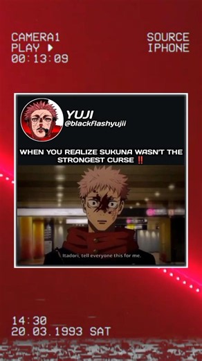 When You Realize Sukuna Wasn't The Strongest Curse ‼️ #jujutsukaisen #gojo #anime