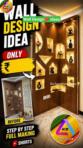 Wall Design❤ideas for Living Room| Home Design| Wall Decor #elegantwalls #elegantdecor