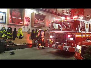 FDNY Engine 7 and Ladder 1 Responding