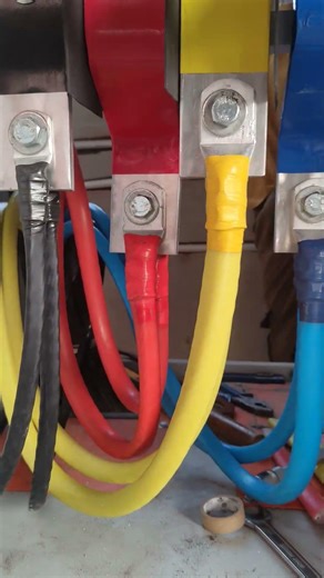 main connection 240 sq mm admit cable #electrical video#
