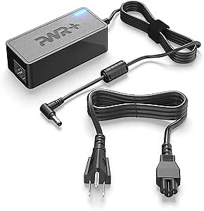 AC Adapter Laptop Charger for LG-Gram: 13.3 14 15 15.6 17 13Z950 13Z970 13Z940 13Z975 13Z980 14Z950 14Z970 14Z980 15Z960 15Z970 15Z975 15Z980 ADS-40MSG-19 Extra Long Power Cord Round Tip UL Listed