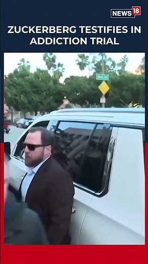 Meta CEO Zuckerberg Exits Court Following Testimony In Youth Social Media Addiction Case | N18S