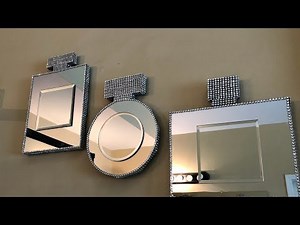 Dollar Tree DIY || At Home Inspired Perfume Bottle Wall Mirrors