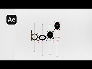 Bouncing Text Logo Animation in After Effects | Illustrator to AE Workflow