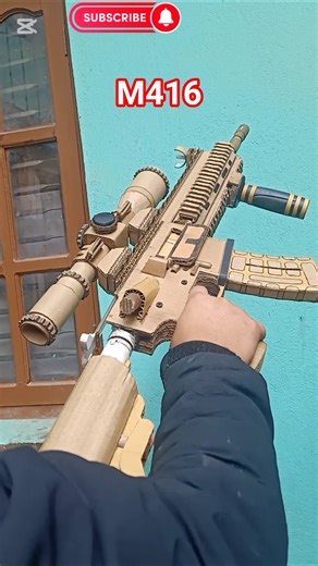 cardboard m416 gun with 8x/gun making at home paper cardboard#shorts #viralshort#cardboardcrafts