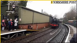 Railway enthusiasts enjoyed the visiting locomotive No. 46100 Royal Scot as it pulled into Pickering Station before heading to Grosmont along the North York Moors National Park along the North Yorkshire moors Railway line. Every day from 10 to 18 February you can embark on a 36 mile return journey between Pickering and Grosmont behind this stunning locomotive, named Royal Scot after the Royal Scots regiment, the original 6100 was the first of its class, built in 1927 by the North British Locomot