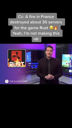 Rust players in EU may have lost their servers in a fire that broke out 😥🔥#thegamerhour #rust #fire #gaming #pc #pcgaming #rustgame #gamingfyp #fyp