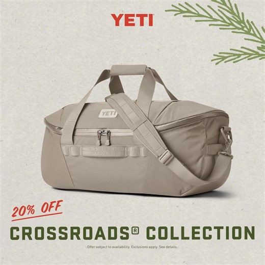 Gear up for the busiest travel days of the year or gift a backpack, duffel, or luggage they’ll use for years to come. | YETI