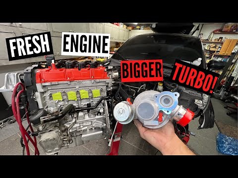 FIAT 500 ABARTH BIG TURBO INSTALL! | Abarth Engine Swap Ep.7