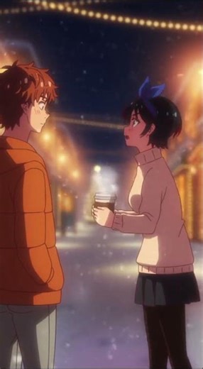 Esto es lo que pasa en Navidad 💫 #anime #snow #romantic