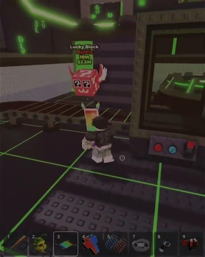 8x LUCK ACTIVATED! Insane Lucky Blocks & Rainbow Item Hunt! #shorts