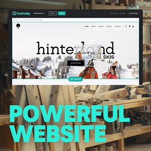 Create an easy to build, powerful website to start selling online. Get all the tools and support to grow your small business. | GoDaddy