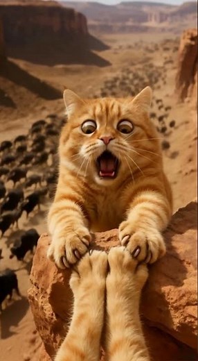 Long live the king!" ...Cat dreams he's Mufasa 🦁 | Lion King Parody #funnycat #catmeme #funny #cat