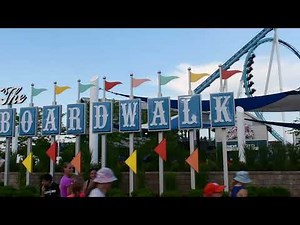 Cedar Point July 2023 Evening Walkthrough in 4K | Cedar Point, Sandusky, OHIO