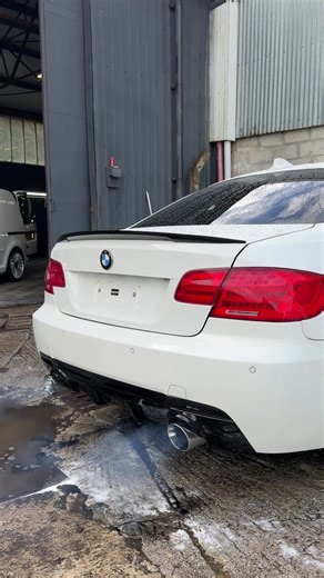 Check out our E92 325D with a full exhaust system & Stage 1 Ecu Calibration. This car has plenty of other modifications on top of that but it sounds great ✅