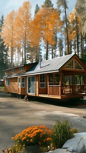 32K views · 416 reactions | This tiny cabin with large windows is more spacious than you think  | Tiny House World | Facebook