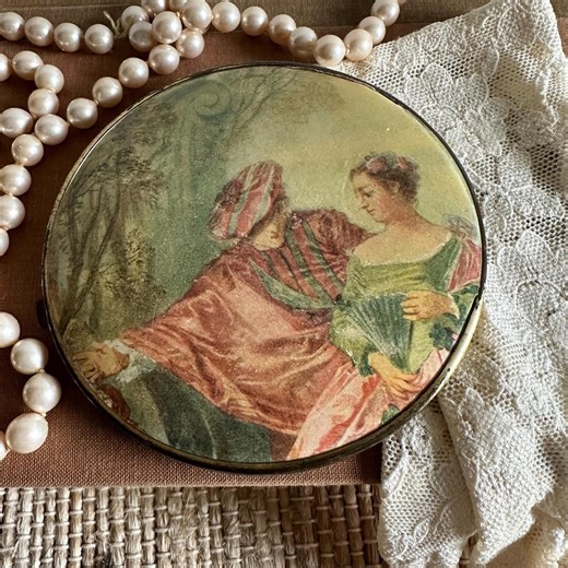 Vintage Mirror Compact/double Pocket Mirror as Is - Etsy