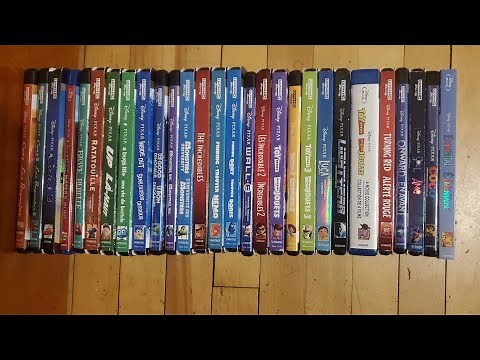 Complete Disney Pixar Blu-Ray Collection with 4Ks 2024