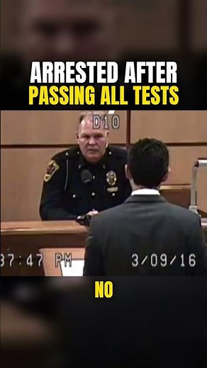 The Tests Said Sober. The Cop Still Arrested Him