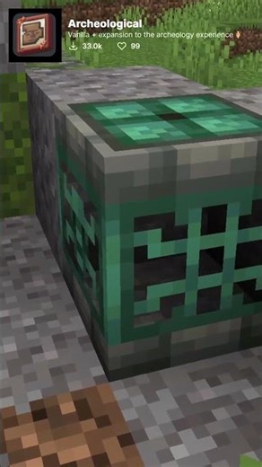 Ancient VAULT mod #minecraft #mcyt #minecraftmods #moddedminecraft #minecraftbuilding