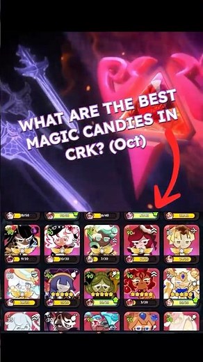 BEST MAGIC CANDIES TO BUILD IN CRK! #cookierunkingdom (Oct 2025)