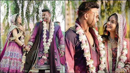 See pics: Divya Agarwal marries restaurateur Apurva Padgaonkar