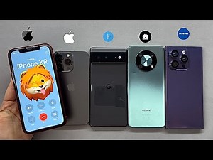 iPhone XR Calling iPhone 13 Pro + Google Pixel 6 + Huawei NY90 + Samsung Galaxy S25 Ultra