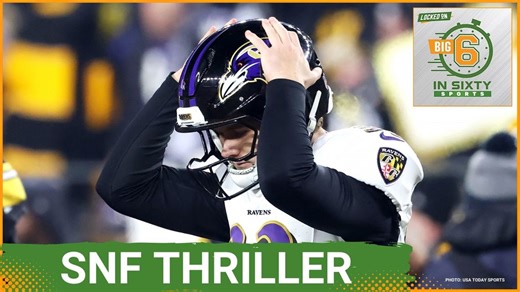 Steelers WIN AFC NORTH With Wild Finish Against Ravens | The Big 6 in 60