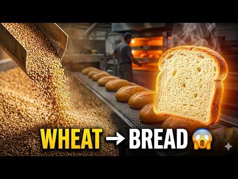 Inside a Bread Factory | Fully Automatic Bread Production Line