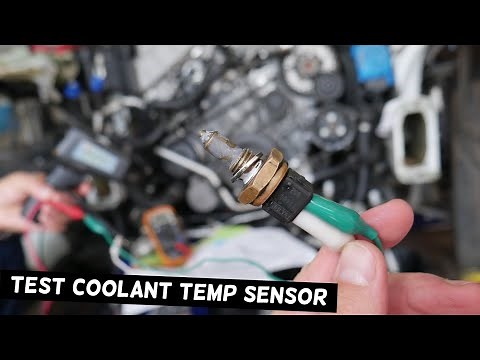 BMW Z3 Z4 HOW TO TEST COOLANT TEMPERATURE SENSOR. CAR OVERHEATING