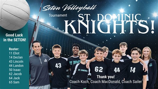 1.1K views · 15 reactions | Please come out and support our three 8th-grade volleyball teams as they compete in the Seton Tournament next week. The boys kick off pool play on Monday, October 27, at 5:30 PM, and the girls will play on October 28 at 5:30PM. All pool play games will be held at the Milwaukee Sting Center (N54W13904 N Park Dr., Menomonee Falls, WI 53051). Visit https://www.theseton.net/ for more information. | St. Dominic Catholic Parish | Facebook