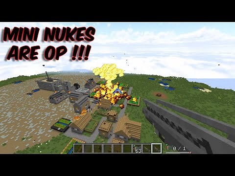 "MINI NUKES" are the Best Nuclear Weapons for HBMs Mod Servers || How to use Mini Nukes in HBMs Mod