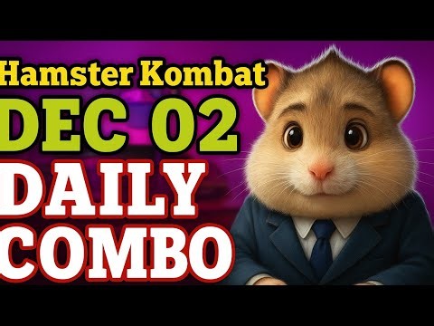 Hamster Kombat Daily Combo Today | 02 December New Update | Free Silver Reward Proof 🔥🐹
