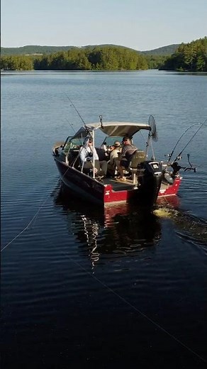 Rainbow Trout Trolling Action