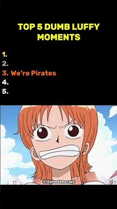 top 5 dumbest luffy moments #onepiece #animememes