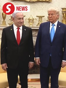 President Donald Trump welcomed Prime Minister Netanyahu to the White House on Tuesday (Feb 4). Speaking to the media, Trump said Netanyahu was the "right leader" for Israel as he discussed a normalization deal between Israel and Saudi Arabia, adding that Saudi Arabia did not put up a demand for a Palestinian state. WATCH MORE: https://thestartv.com/c/news SUBSCRIBE: https://cutt.ly/TheStar LIKE: https://fb.com/TheStarOnline | The Star