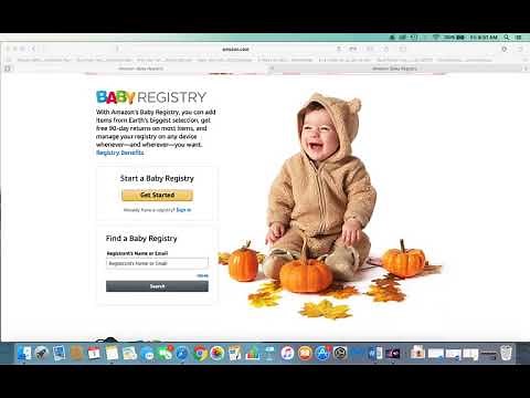 How To Setup a Baby Registry On Amazon
