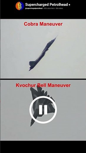 SU57 performs Cobra & Kvochur Bell Maneuver