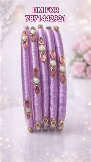 Silk thread bangles.customized color and design Return gifts #silkthreadbangle #bangles #handmade