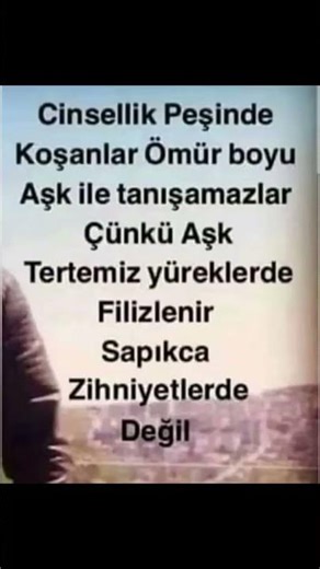 AŞK VE CİNSELLİK AYRI AYRI, BERABER