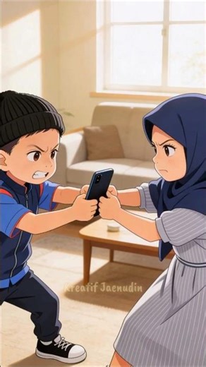 Gara Gara Rebutan HP! #shorts #animasi