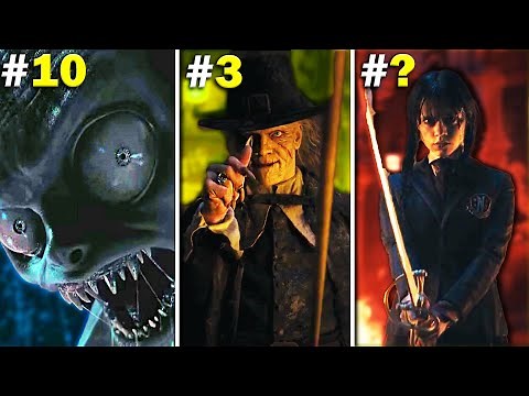 Top 16 MOST POWERFUL Monsters in Merlina (Wednesday ) | Netflix