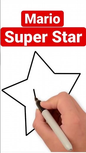 How To Draw Mario Superstar