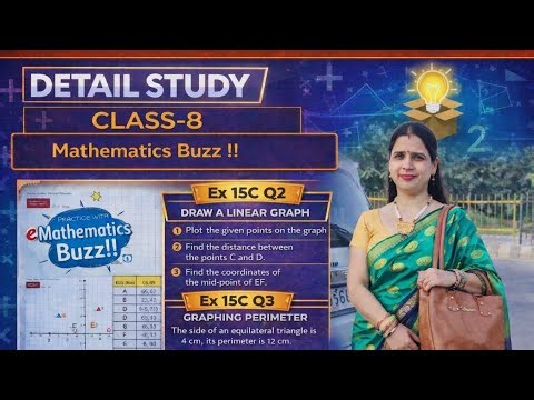 Class 8 Maths | Exercise 15C Q2 & Q3 | Linear Graphs | Mathematics Buzz|RACHNA SAGAR